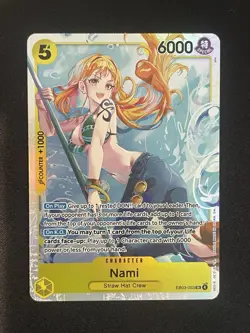 Bandai Nami EB03-053 SR Full Art Foil Extra Booster One Piece CCG Card - Image 1