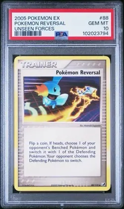 Pokemon EX Unseen Forces # 88 Pokemon Reversal PSA 10 Card GEM MINT! Free Ship! - Image 1
