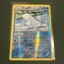 Quagsire 22/116 Plasma Freeze Reverse Holo Rare Pokemon Card LP - Image 1