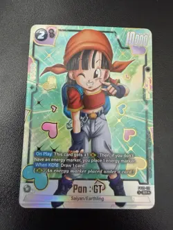 Pan : GT FB09-112 Alternate Art Dual Evolution Dragon Ball Card English Fusion - Image 1