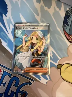 Pokemon TCG Lillie's Determination Full Art Trainer Card 169/132 Mega Evolution - Image 1