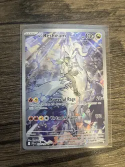 Pokemon TCG N's Reshiram Holo Card 167/159 Sv09: Journey Together Illustration - Image 1
