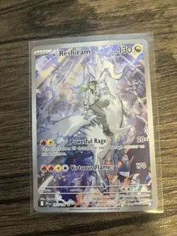 Pokemon TCG N's Reshiram Holo Card 167/159 Sv09: Journey Together Illustration - Image 2