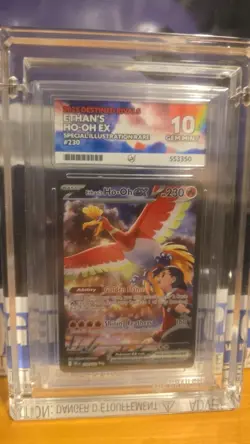 Pokemon Ethans Ho-Oh EX Card Destined Rivals 230/182 ACE 10 GEM MINT - Image 1