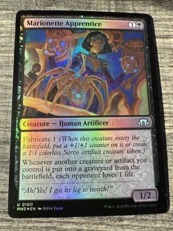 MTG Magic [x1 Marionette Apprentice [x1] FOIL Modern Horizons 3 M/NM - Image 1