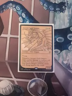 Ancient Gold Dragon (Showcase) Commander Legends: Battle for Baldur's Gate... - Image 1