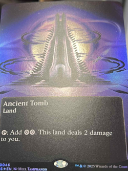 Ancient Tomb (0046) - Foil - Borderless Edge of Eternities - Image 3