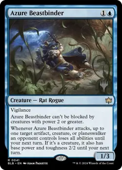 Near Mint x 1 Azure Beastbinder - Promo Pack Bloomburrow Variants - Image 1