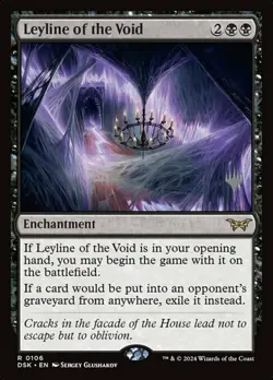 Light Play x 1 Leyline of the Void (DSK) - Foil - Promo Pack Duskmourn: House of - Image 1