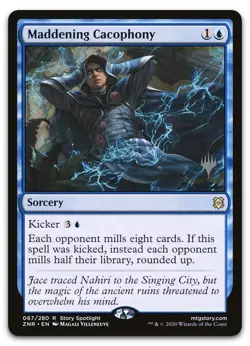 Maddening Cacophony #67 (NM) Zendikar Rising PPZNR Magic MTG - Image 1
