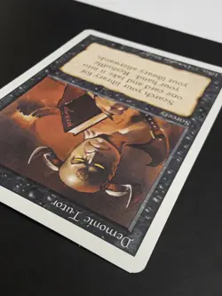 Gem mint REVISED gradeable Demonic Tutor mtg magic gathering nm near MINT - Image 4