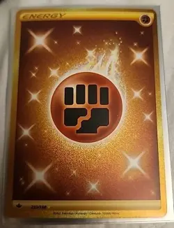 Fighting Energy - 233/198 - Pokemon Chilling Reign Sword & Shield Secret Rare NM - Image 1