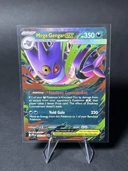 Pokemon TCG Mega Gengar EX 056/094 Phantasmal Flames Double Rare -NM - Image 1