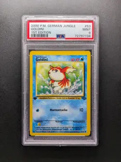 1999 Pokemon GOLDINI - 53/64 - 1. Edition - Jungle DE - PSA 9 - Image 1