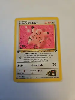 Pokemon Card - Erika's Clefairy Gym Challenge 40/132 Uncommon 1st Edition - Image 1