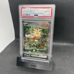 PSA 10 Gouging Fire ex SIR 204/162 Temporal Forces Pokemon 2024 - Image 2