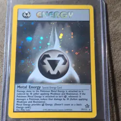 Pokemon TCG Metal Energy Neo Genesis Holo Rare 19/111 Unlimited English 2000 - Image 1