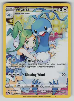 Altaria TG11/TG30 Holo Silver Tempest Trainer Gallery Pokemon MP dmg - Image 1
