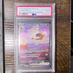 Pokemon TCG Charizard ex Special Illustration Rare Holo PSA 9 199/165 2023 - Image 1