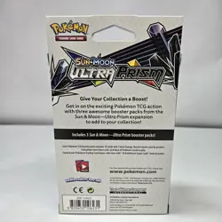 EMPTY MINT Pokemon TCG Ultra Prism 3 Booster Pack Hanger Box Blister - Image 2