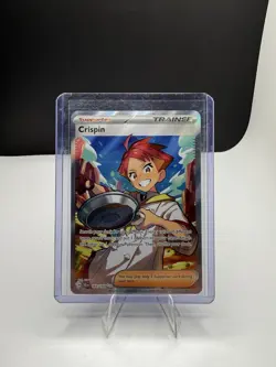 Pokemon TCG Trainer Crispin 164/142 EN SCR Stellar Crown Ultra Rare NM Holo - Image 1