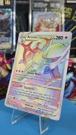 Pokemon Arceus VSTAR 176/172 Swsh09 Secret Rare Full Art Holo - Image 1