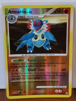 POKEMON ARMALDO REVERSE HOLO 18/146 DIAMOND&PEARL LEGENDS AWAKENED NM CONDITION - Image 1
