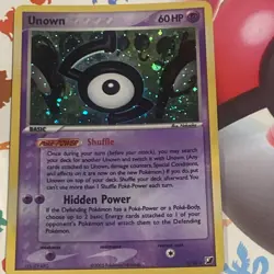 Pokemon TCG Unown S EX Unseen Forces S /28 Holo Holo Rare - Image 1