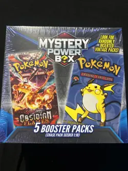 Pokemon TCG Mystery Power Box (5 Booster Packs) New & Sealed - - Image 1
