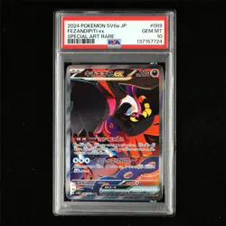 PSA 10 GEM MT 2024 Pokemon JPN Fezandipiti ex 089/064 SAR - Image 2