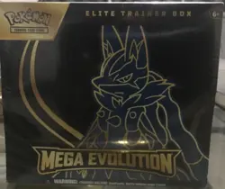 Mega Evolution Lucario ETB Elite Trainer Box New & Sealed Pokemon TCG - Image 1