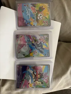 Pokemon TCG Popplio, Litten, Rowlet, Alolan Starters,1st Partner Illustrated Set - Image 3