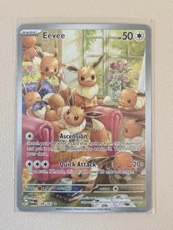 Eevee IR 188/167 SV: Twilight Masquerade Pokemon TCG Illustration Rare - Image 1