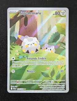 Pokemon Togedemaru 104/094 Deutsch Fatale Flammen Near Mint Full Art Rare #4 - Image 1