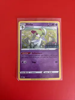 Kirlia SWSH271 STAFF Prerelease Holo – Pokemon TCG Silver Tempest Promo NM - Image 1