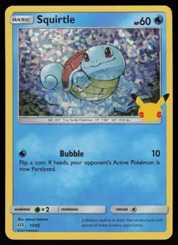 SQUIRTLE 17/25 MCDONALD'S COLLECTION 2021 POKEMON NM/M - Image 1