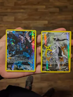 Pokemon TCG Zekrom XY76 & Arceus XY83 Lot English LP - Image 1