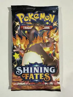 22.2g HEAVY! Pokemon 2021 SHINING FATES BOOSTER PACK Factory Sealed Charizard! - Image 2