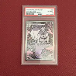Pokemon TCG - PSA 10 Houndstone 145/132 Me01: Mega Evolution Holo - Image 1