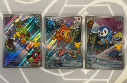 Pokemon 2026 First Partner Illustration Collection Series 1 Promos Set 40 41 42 - Image 1
