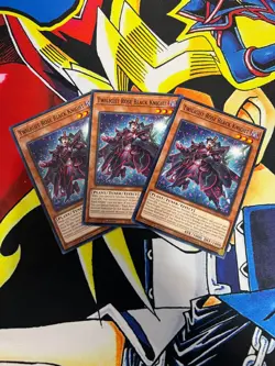 Twilight Rose Black Knight 3x - DOOD-EN005 - 1st Edition - Common - NM - Yugioh - Image 1