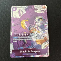 Shachi & Penguin Winner Pack 2025 Vol. 4 Foil One Piece Promo ST10-008 (1084) NM - Image 1