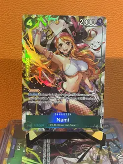 One Piece Nami OP14-031 Alt Art SR The Azure Sea’s Seven English - Image 1