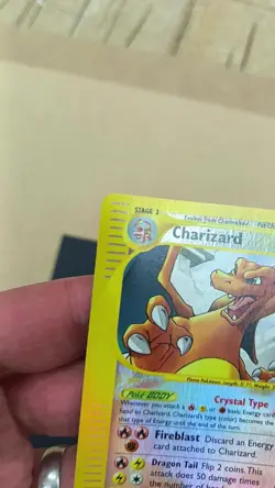 Charizard 146/144 Skyridge 2003 Rare Reverse Holo Pokemon Card Near Mint - Image 2