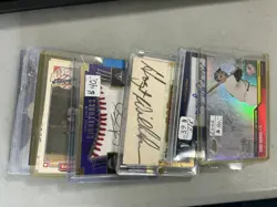 Lot (7) Signed Auto Sports Cards w/ Yogi Berra - Image 1