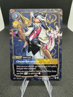 Riftbound RENATA GLASC CHEM-BARONESS METAL Card Las Vegas Prize Wall Promo - Image 1