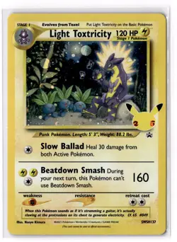 Light Toxtricity - SWSH137 SWSH: Sword & Shield Promo Cards Holo NM - Image 1