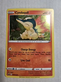 Cyndaquil - (Cosmos Holo) SWSH221 SWSH: Sword & Shield Promo Cards Holo *swirl* - Image 1