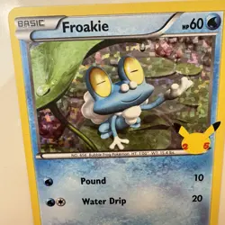 Froakie 22/25 McDonald's 25th Anniversary Holo Promo Pokemon Card - Image 4