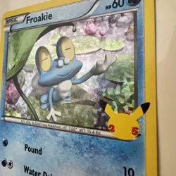 Froakie 22/25 McDonald's 25th Anniversary Holo Promo Pokemon Card - Image 5